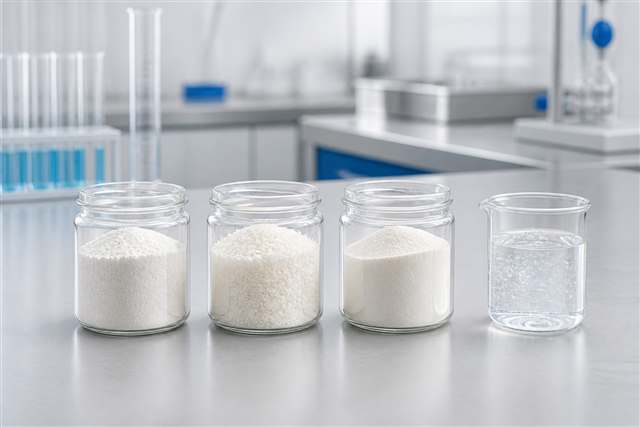 Functional chemical material samples in a laboratory